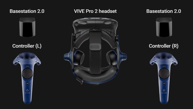 HTC Vive PRO 2 Full Kit - Robot Sepeti